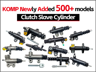 KOMP étend plus de 500 modèles de cylindre récepteur d'embrayage