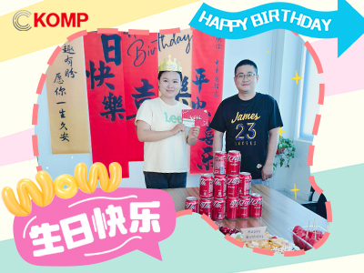 Joyeux anniversaire aux employés de KOMP